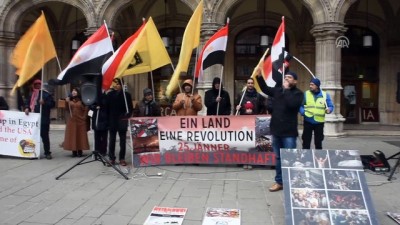 siginmacilar - Mısır Cumhurbaşkanı Sisi karşıtı protesto - VİYANA Videosu