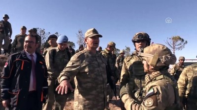 2. Ordu Komutanı Temel Burseya Dağı'nda 