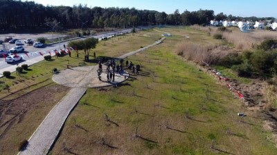  Antalya’da şehitler için 72 zeytin fidanı dikildi