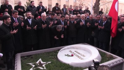 kabir ziyareti - BBP'nin 25. kuruluş yıl dönümü - Destici, Muhsin Yazıcıoğlu'nun kabrini ziyaret etti - ANKARA Videosu