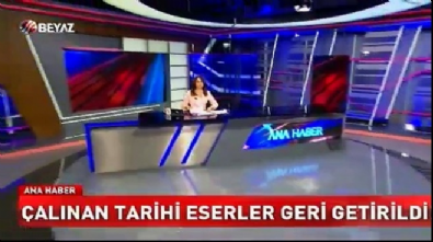 Çalınan tarihi eserler geri getirildi