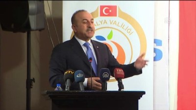 Çavuşoğlu: ''Hiç bir arkadaşımızın mazereti olamaz'' - ANTALYA 