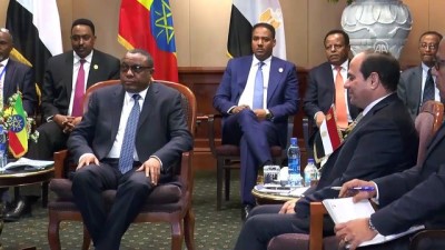 aria - Nil Nehri üzerindeki baraj yapımı müzakerelerine devam kararı - Mısır Cumhurbaşkanı Sisi - ADDİS ABABA  Videosu