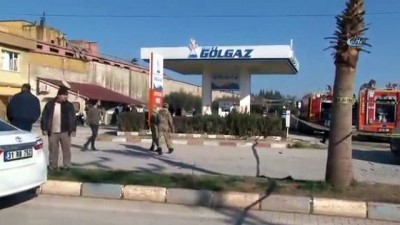 akaryakit istasyonu -  Reyhanlı'da akaryakıt istasyonu yakınlarına roket düştü  Videosu