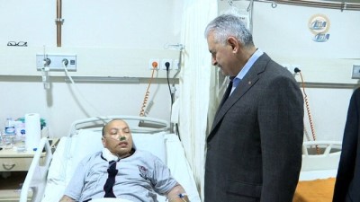  Başbakan Binali Yıldırım, hastane ziyaret etti 