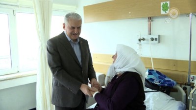Başbakan Yıldırım'dan hastane ziyareti (2) - İSTANBUL 