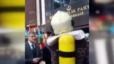 patlama sesi - BBP Genel Merkezi'nde yangın - ANKARA Videosu