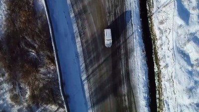 koy yollari - Doğu Anadolu'da kış - VAN  Videosu