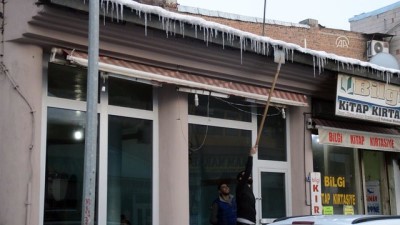 Eleşkirt'te soğuk hava - AĞRI 