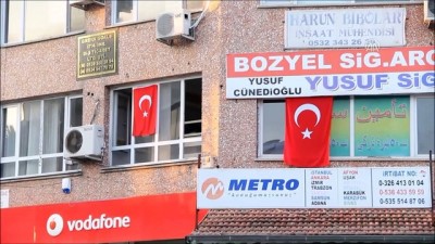 roket saldirisi - Reyhanlı'da roket saldırısına hedef olan mahalleler Türk bayraklarıyla donatıldı - HATAY Videosu