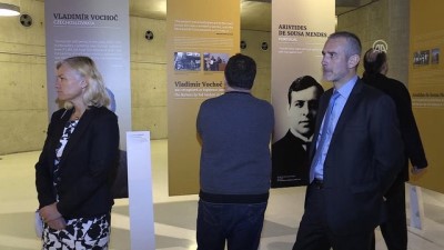 film gosterimi - Uluslararası Holokost Anma Günü - 'Görevin Ötesinde'sergisl açıldı - ANKARA Videosu