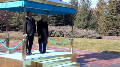 resmi toren -  Başbakan Binali Yıldırım, Lübnan Başbakanı Saad Hariri'yi resmi törenle karşıladı  Videosu