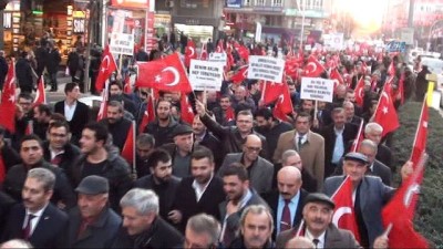  Çorum’da 'Afrine Destek-Kızıl Elma' yürüyüşü