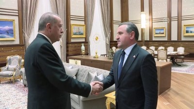Cumhurbaşkanı Erdoğan, 2018 Kış Olimpiyatları'na katılacak Türk sporcuları kabul etti - ANKARA