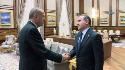  Cumhurbaşkanı Erdoğan kış olimpiyatlarına katılacak sporcuları kabul etti
