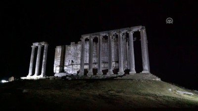 objektif - Zeus Tapınağı'nda 'Süper Kanlı Mavi Ay' tutulması - KÜTAHYA Videosu
