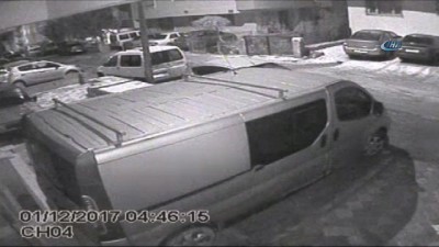 hirsiz -  1 dakikada minibüs soygunu kamerada Videosu