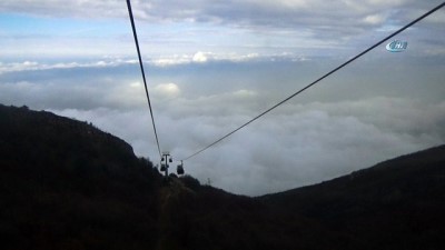 kar kalinligi -  Bursa'da yoğun sis, Uludağ'da kar  Videosu