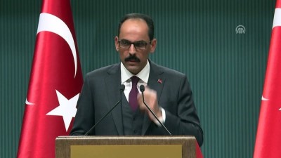 basin toplantisi - Cumhurbaşkanlığı Sözcüsü Kalın: 'Bizim için İran'ın istikrarı, barışı, huzuru son derece önemlidir' - ANKARA  Videosu