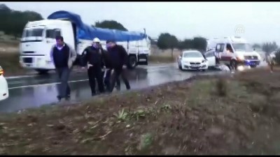 Kahramanmaraş'ta taziye dönüşü trafik kazası: 1 ölü, 2 yaralı