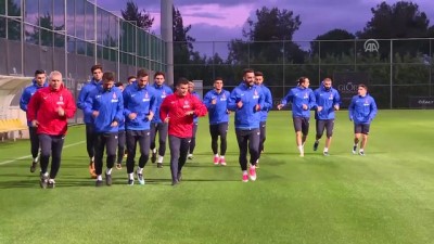 Trabzonspor, ikinci yarı hazırlıklarına başladı - ANTALYA