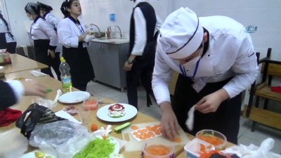 astronomi -  UNESCO tarafından Hatay'ın gastronomi şehri olarak seçilmesinin ardından öğrenciler arasında meze yarışması düzenlendi  Videosu