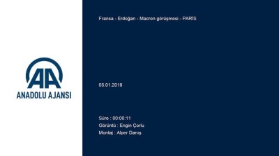 Erdoğan - Macron görüşmesi - PARİS