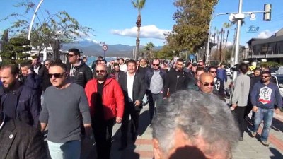 kulup baskani - Fethiyespor taraftarlarından otopark yürüyüşü Videosu