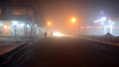 Ağrı'da yoğun sis 