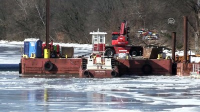 gesi - Başkenti Washington’daki Potomac Nehri dondu - WASHİNGTON  Videosu