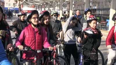 Öğrenciler Kudüs için pedal çevirdi - AYDIN