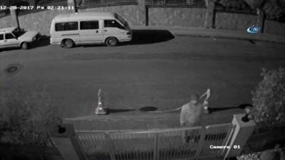 cocuk parki -  Motosiklet hırsızı güvenlik kamerasında  Videosu