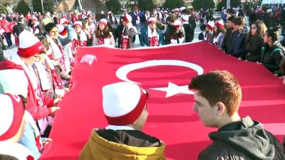 saygi durusu - Sarıkamış şehitleri anılıyor - ÇANAKKALE  Videosu