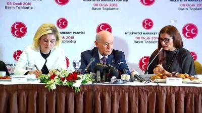 sohbet toplantisi - Bahçeli: 'Cumhurbaşkanımız Recep Tayyip Erdoğan Bey ile ittifak konusunda ve siyasetin geleceği konusunda herhangi bir görüşmemiz olmamıştır' - ANKARA  Videosu
