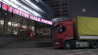 kamyon soforu - CHP'li Erdoğdu ve Yalım, tırla Ankara'ya geldi Videosu