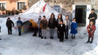 uzunlu -  Çocuklar temsili Ilgar Dağı tünelinin açılışını yaptı  Videosu