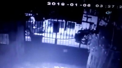 parmak izi -  Güvenlik görevlisinin arabasını soyan hırsız kamerada  Videosu