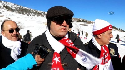 kayak merkezi -  Zigana’da kızak keyfine Gümüşhane protokolü de ortak oldu  Videosu