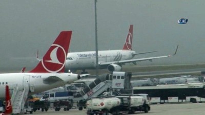 hava trafigi -  Atatürk Havalimanı'ndan sis manzaraları... Uçaklar siste kayboldu  Videosu