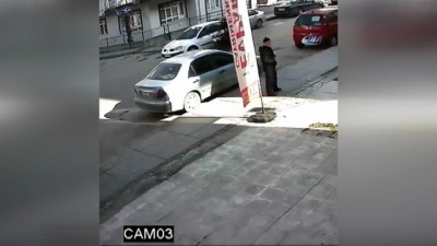 tors -  Başkent'te sürücülerin kavgası güvenlik kamerasına yansıdı  Videosu