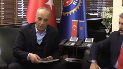 is guvenligi - Destici, Türk-İş'i ziyaret etti (2) - ANKARA  Videosu