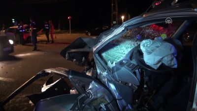Çubuk'ta trafik kazası: 1 ölü, 2 yaralı - ANKARA