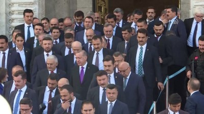Cumhurbaşkanı Erdoğan Meclisten ayrıldı (2) - TBMM