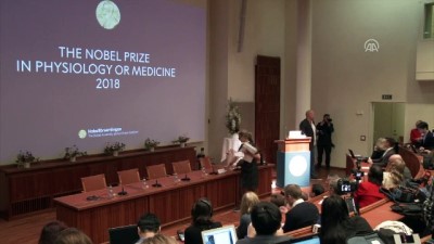 kanser tedavisi - Nobel Tıp Ödülü sahiplerini buldu - STOCKHOLM  Videosu