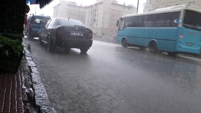 gesi -  Erzurum’da sağanak yağış yolları göle çevirdi  Videosu