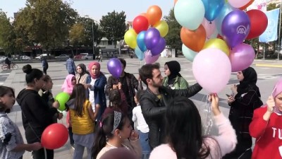 koruyucu aile - Rengarenk dilek balonlarını gökyüzüne bıraktılar - DÜZCE  Videosu