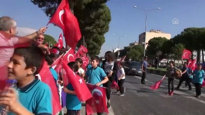 54. Cumhurbaşkanlığı Türkiye Bisiklet Turu - Bisikletçiler, Germencik'ten geçti - AYDIN