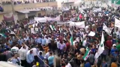  - İdlib’de Esad karşıtı protesto