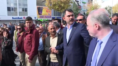 Çevre ve Şehircilik Bakanı Kurum'dan esnaf ziyareti - VAN 