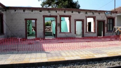  Kırkağaç tren garında restorasyon başladı 